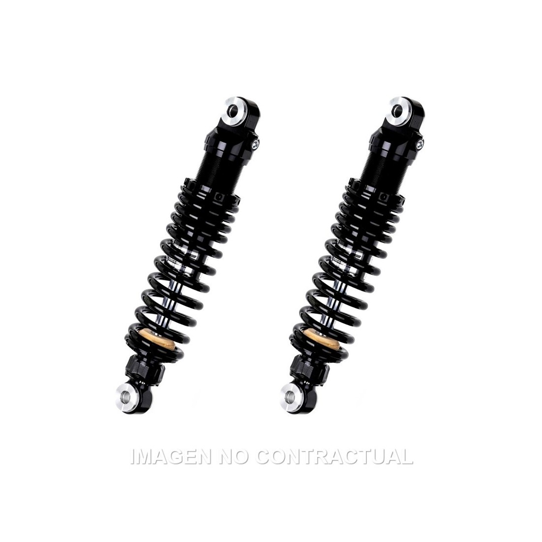 Juego Amortiguadores YSS Gas Top Line Black Edition harley Davidson Fat Bob