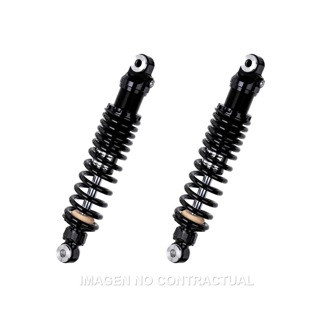 Juego Amortiguadores YSS Gas Top Line Black Edition Harley Davidson FLHR