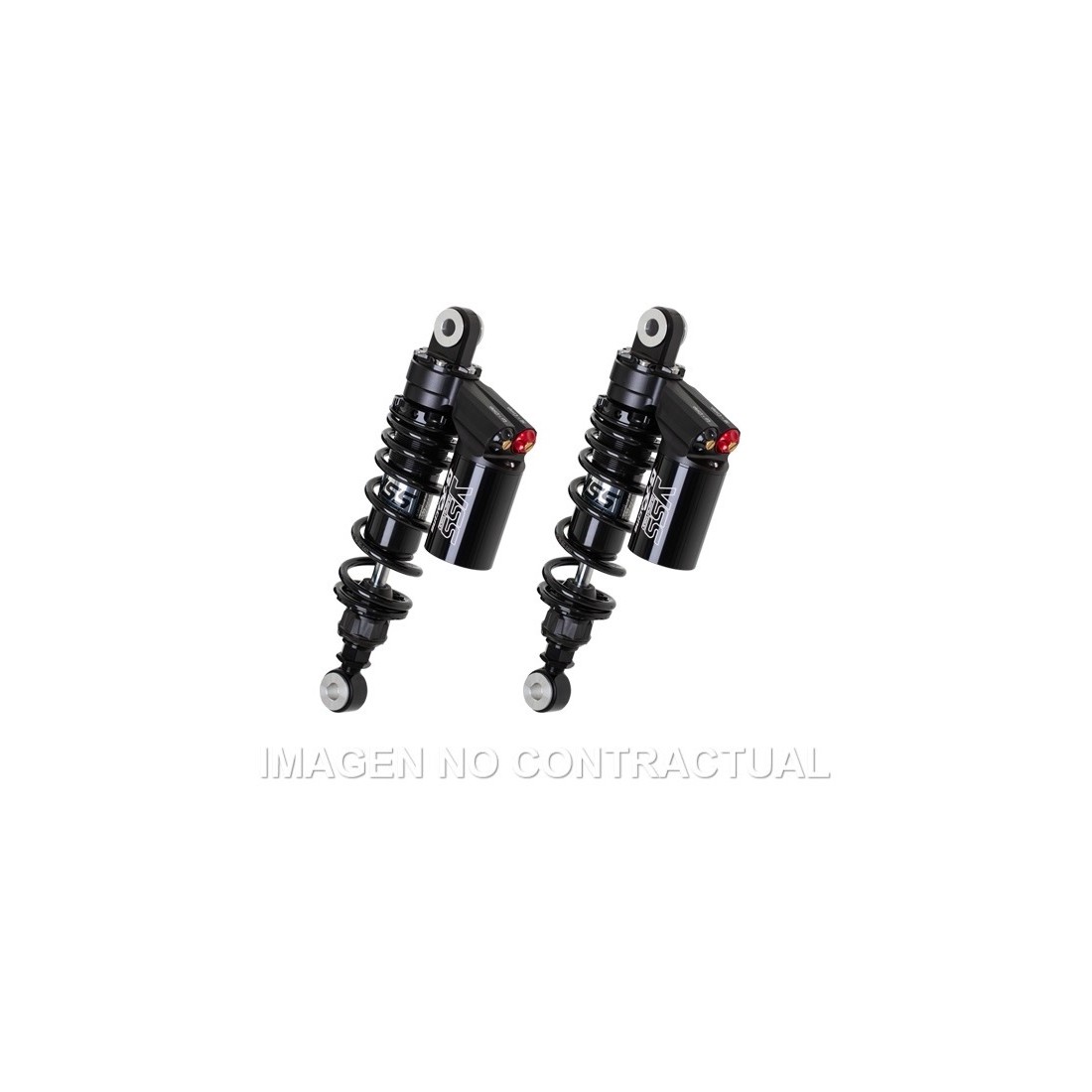 Juego Amortiguadores YSS Gas c/Botella Black Edition Harley Davidson XL 883