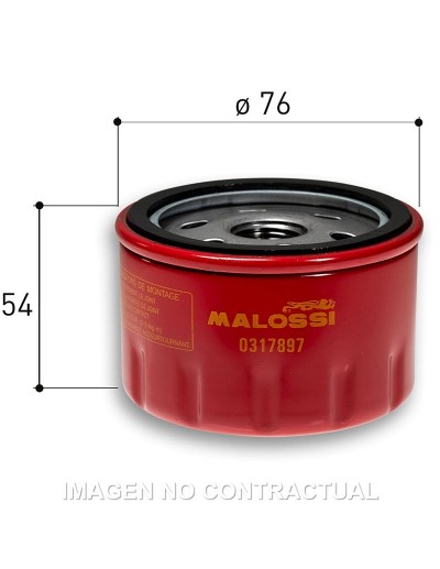Filtro aceite Malossi BMW -...