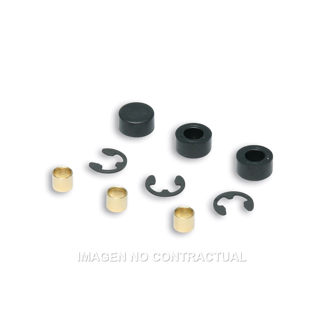 Conjunto Gomas Antivibración Embragues Malossi Maxiscooter