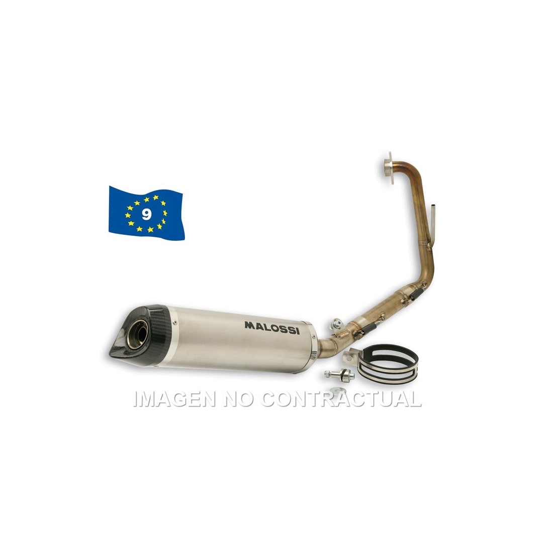 Escape Malossi Supermoto MHR Yamaha YZF 125 4T