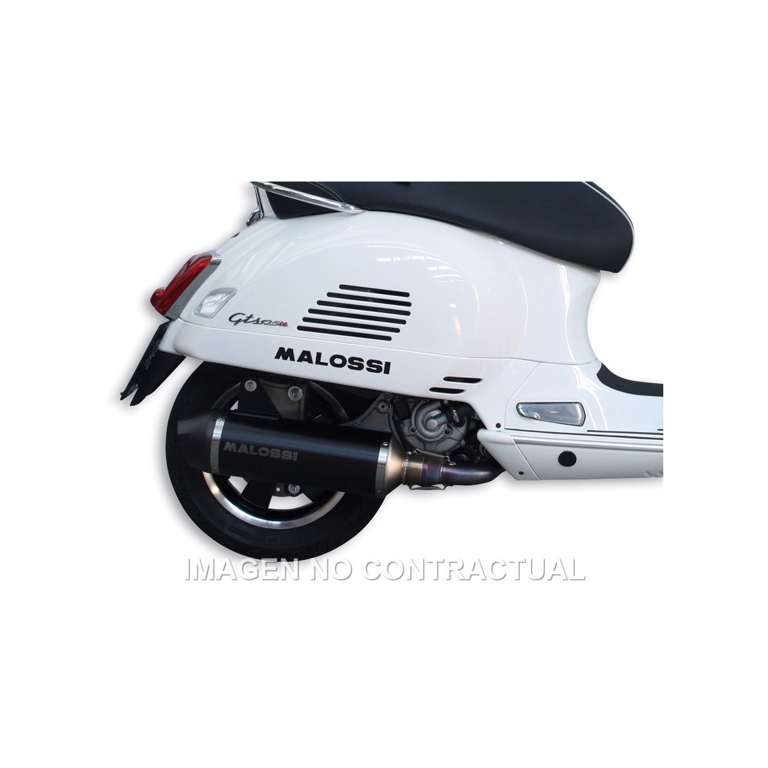 ESCAPE MALOSSI RX BLACK VESPA GTS 250