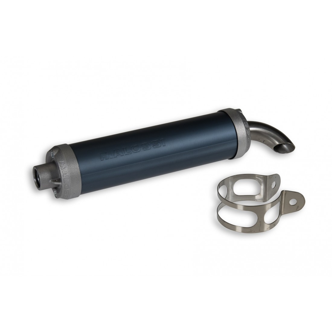 Silenciador Ø 60 aluminio para escape scooter racing MHR