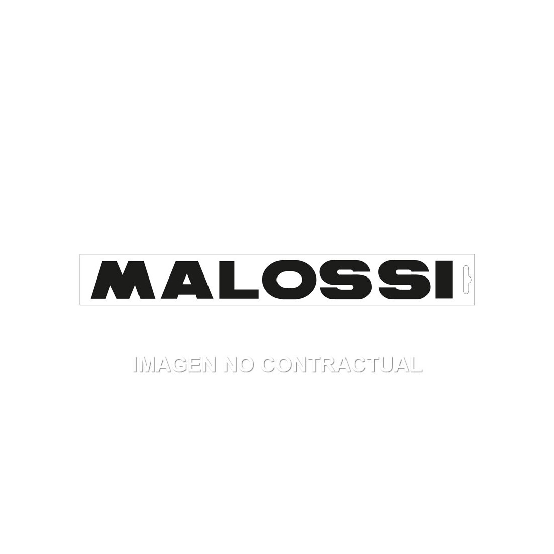 Adhesivo Malossi Negro 34 cm
