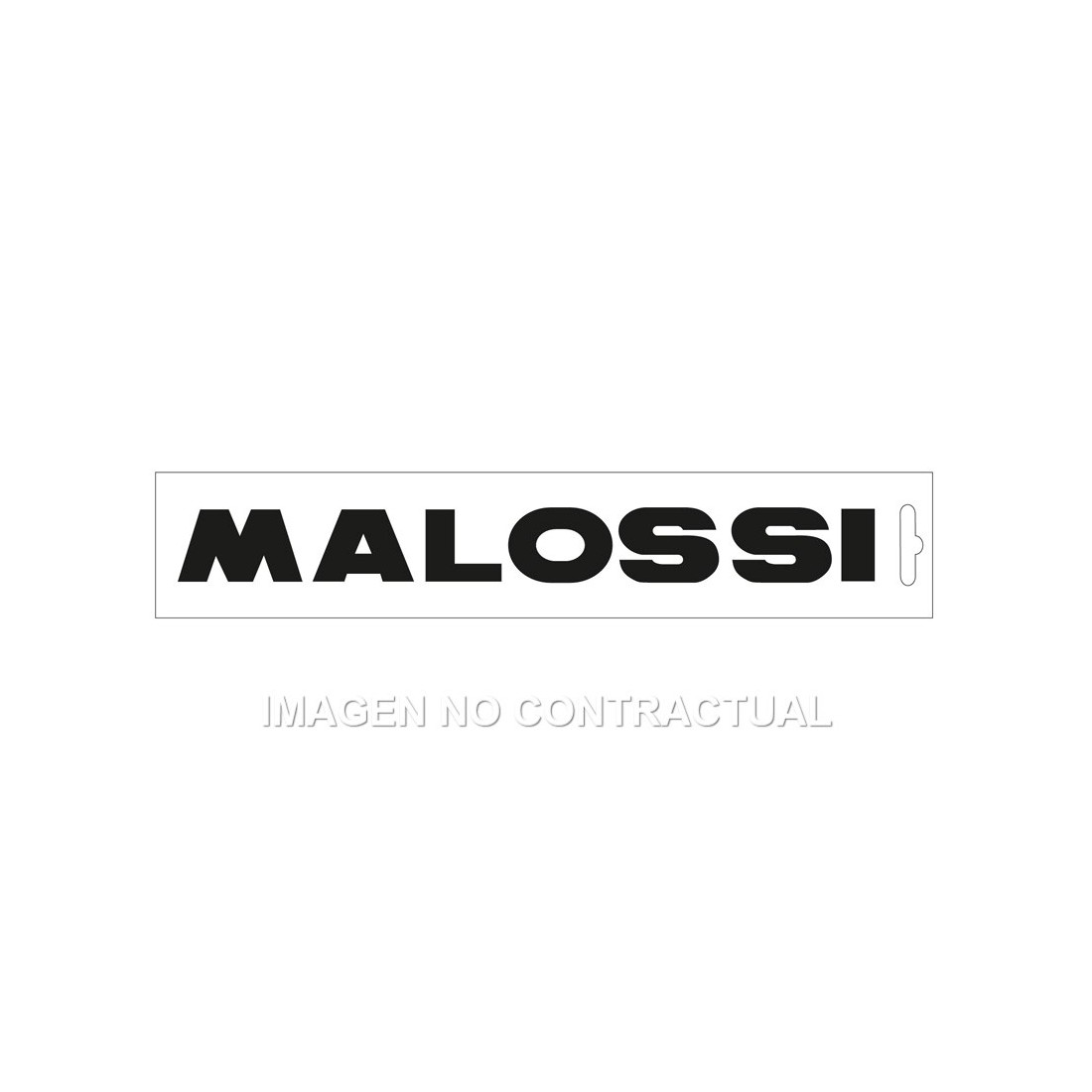 Adhesivo Malossi Negro 22 cm
