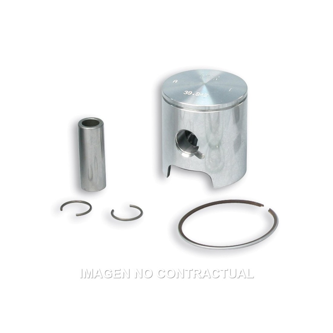Pistón Malossi D 40 mm Bulón 12 mm Peugeot