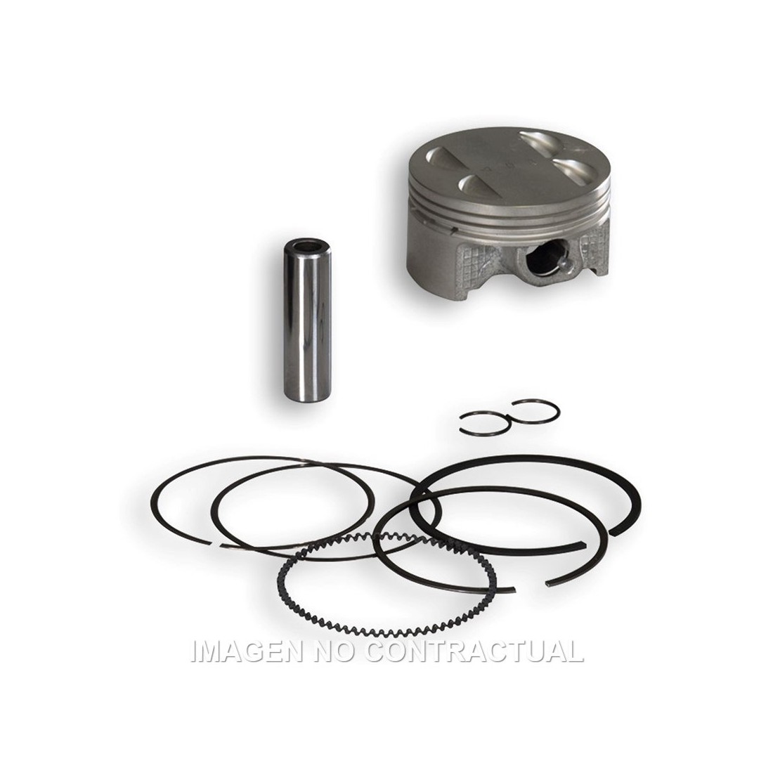 Pistón Malossi D 61 mm Bulón 14 mm Honda Tol.A