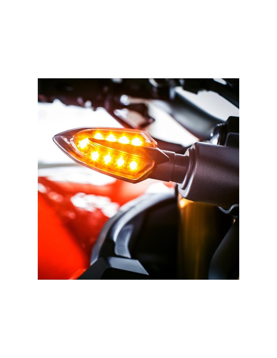 Intermitentes LED Universales Homologado Moto Scooter - Tuareg Carbono