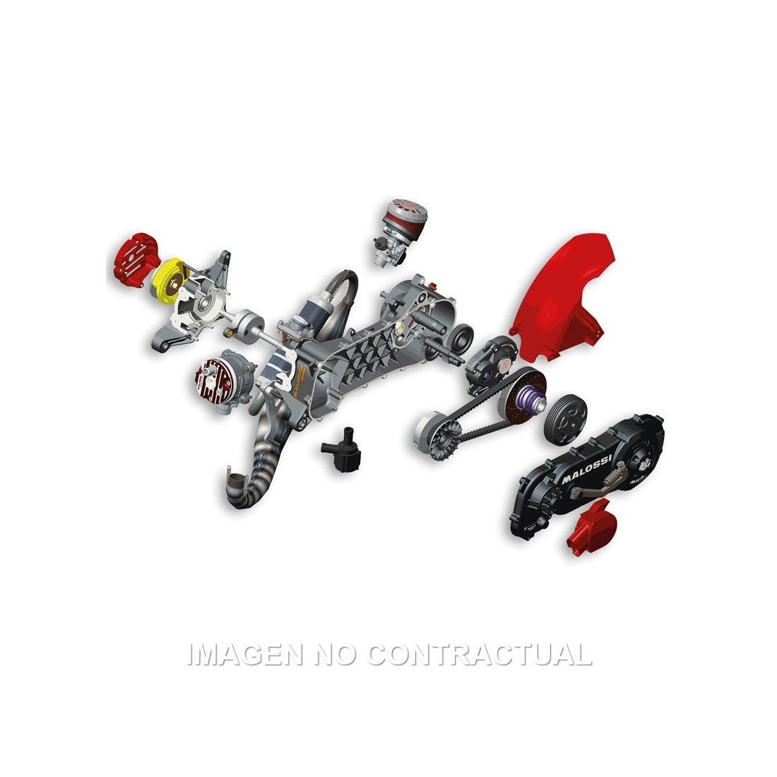 Motor Malossi completo C-One 70 Piaggio R 12-13