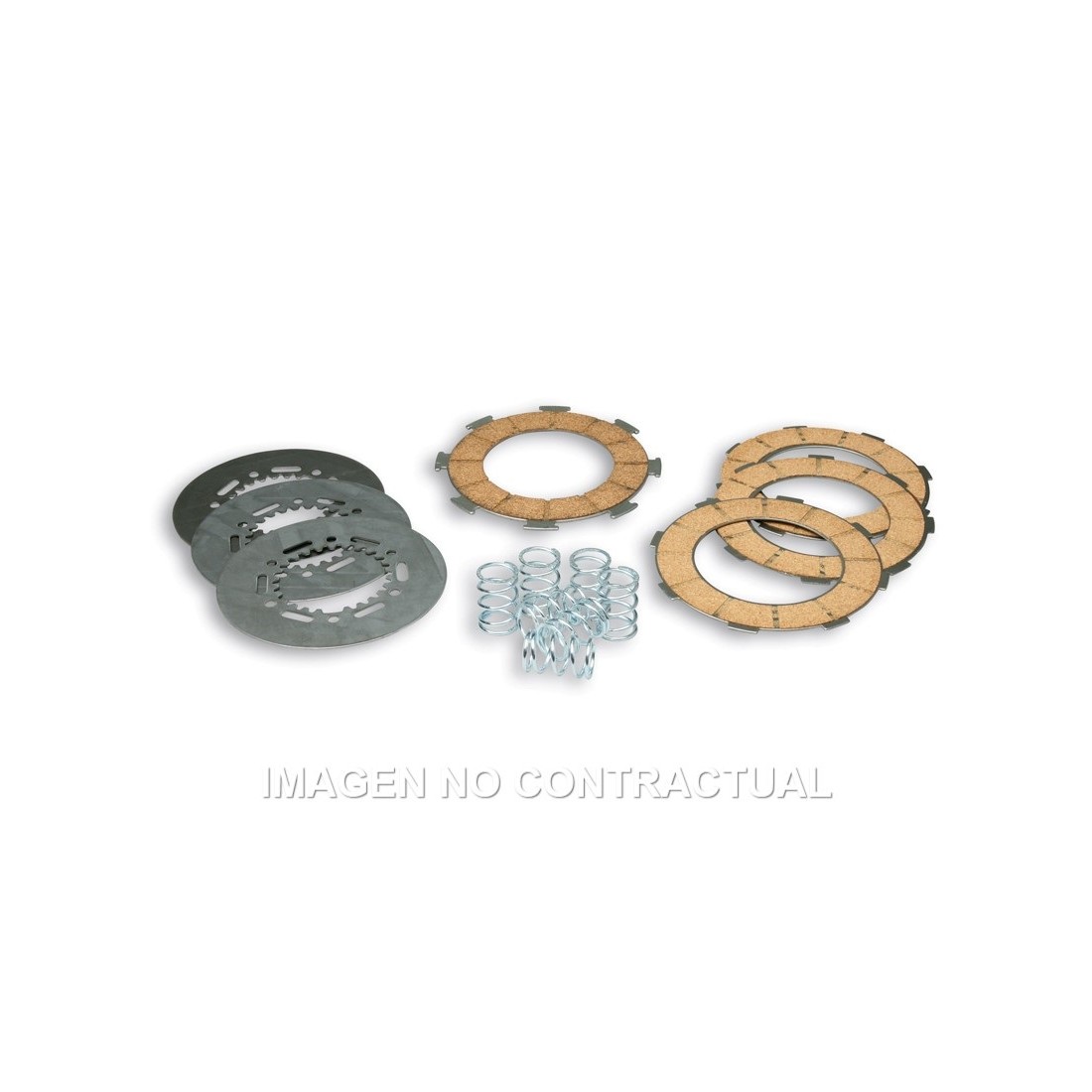 Juego discos embrague y muelles  para motores DERBI D50B