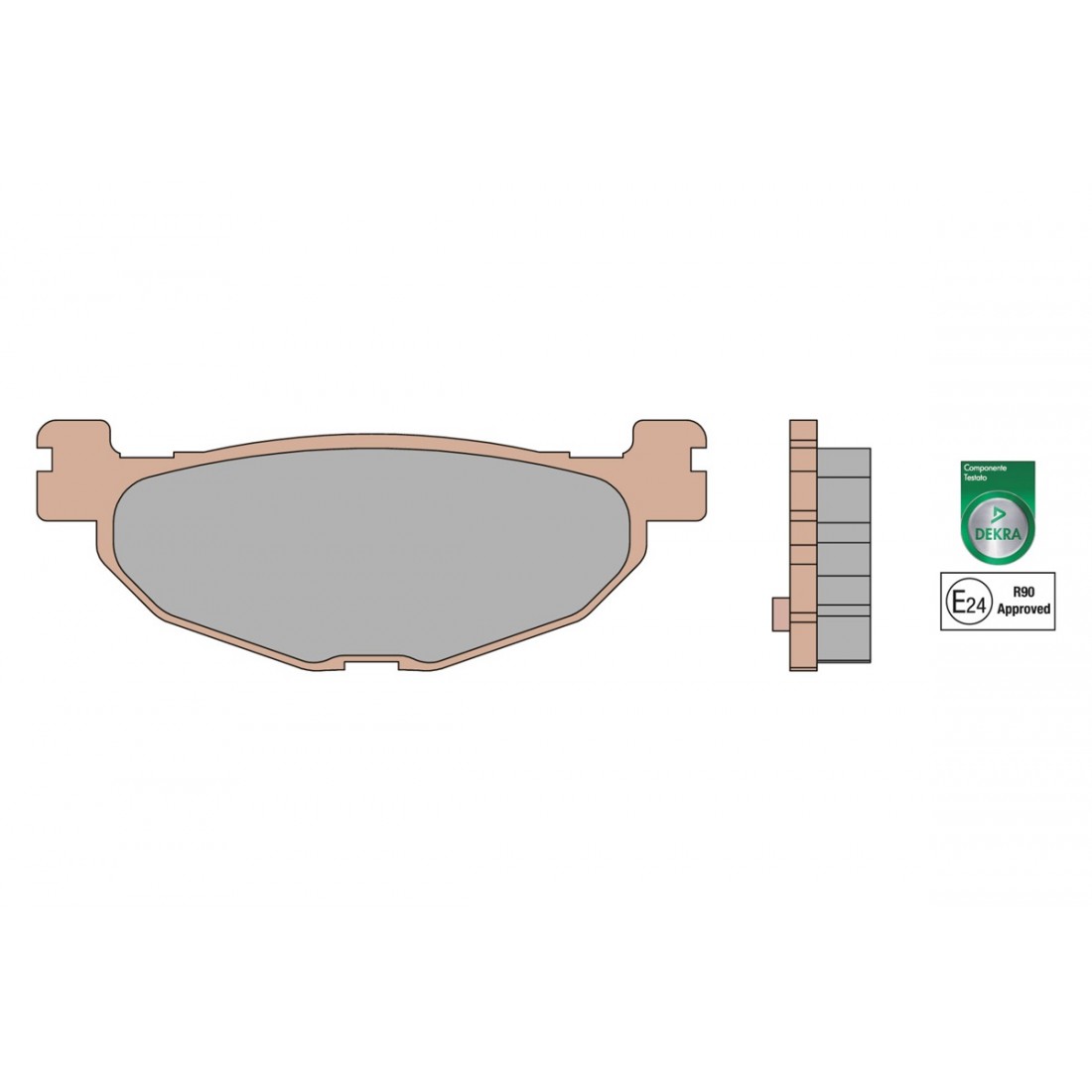 Pastilla Freno Malossi Brake Pads MHR SYNT Yamaha TMax500