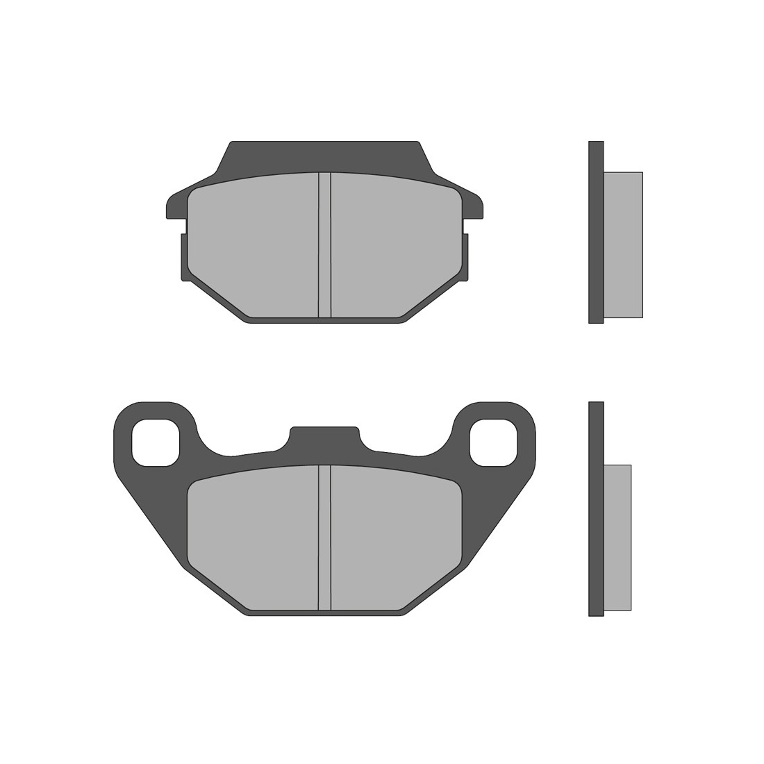 Pastilla Freno Malossi Brake Pads Kymco People 50