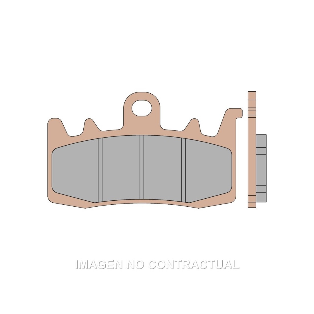 Pastillas Freno Malossi Brake Pads MHR SYNT Kymco AK 550
