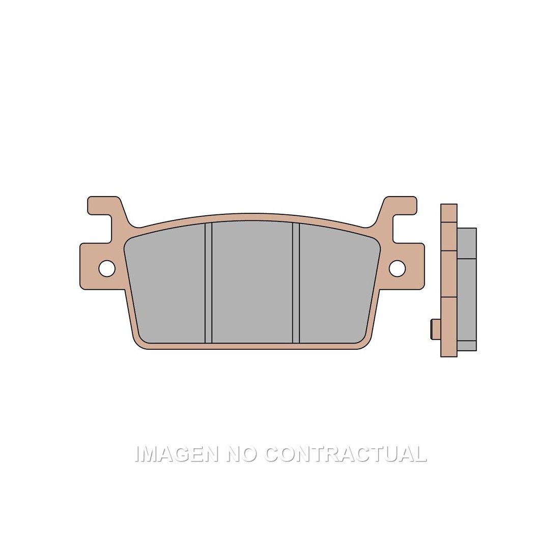 Pastilla Freno Malossi Brake Pads MHR SYNT Kymco AK550
