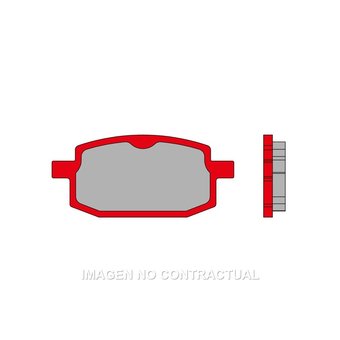 Pastilla Freno Malossi Brake Pads MHR Italjet Bazooka