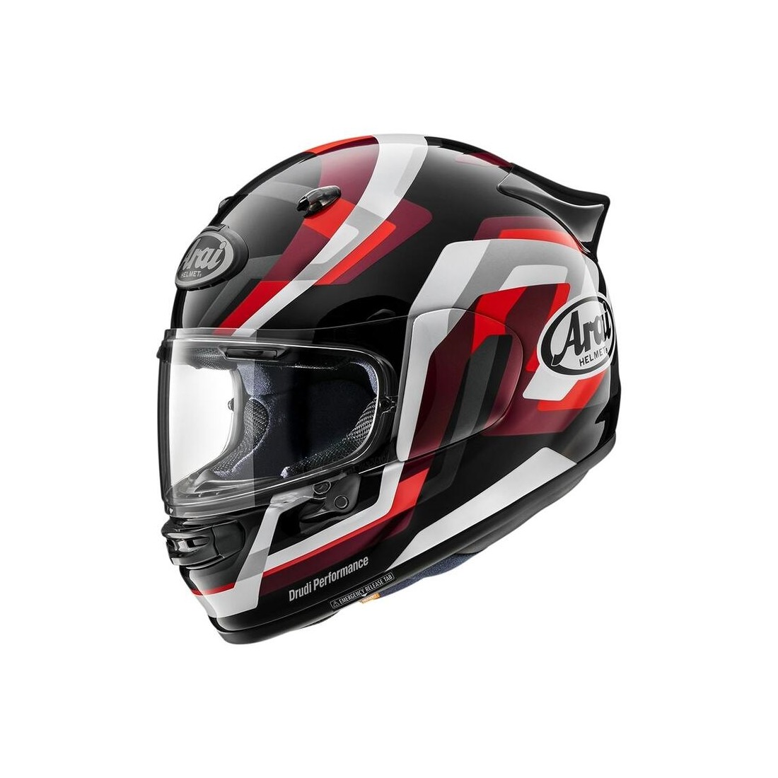 Casco Integral Arai Quantic Snake Negro/Rojo/Blanco TALLA CASCO XS