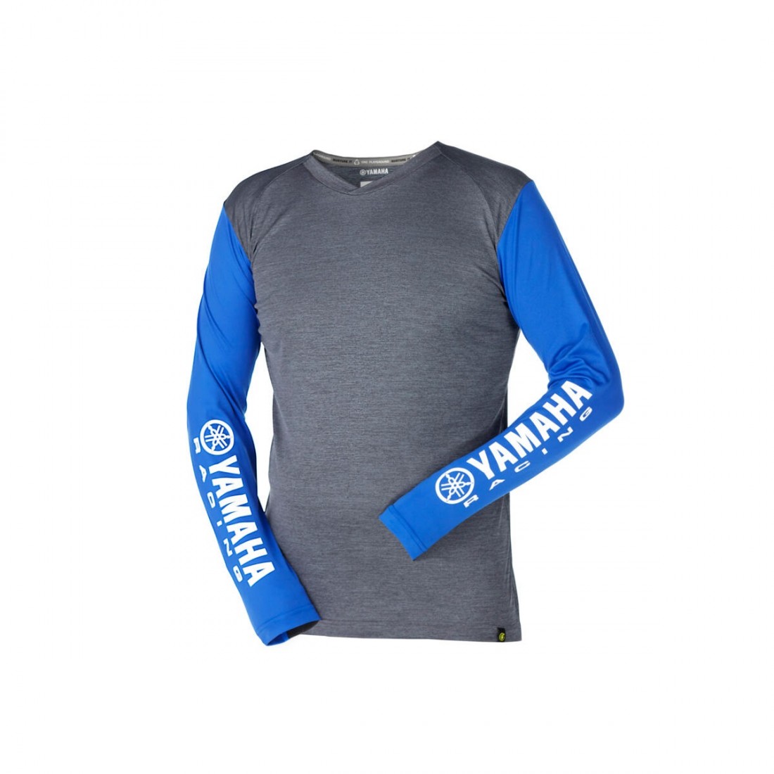 Camiseta Larga Bici MTB Yamaha Azul/Blanco TALLA JERSEY S