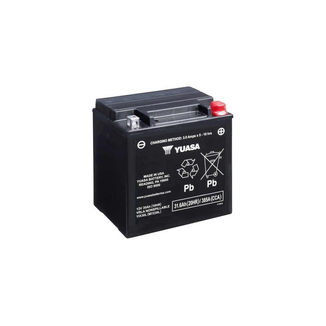 Batería Yuasa YIX30L-BS Precargada