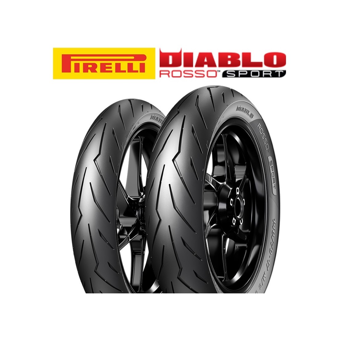 Neum. Del. Pirelli Diablo Rosso Sport 70/90-17 M/C 38S TL