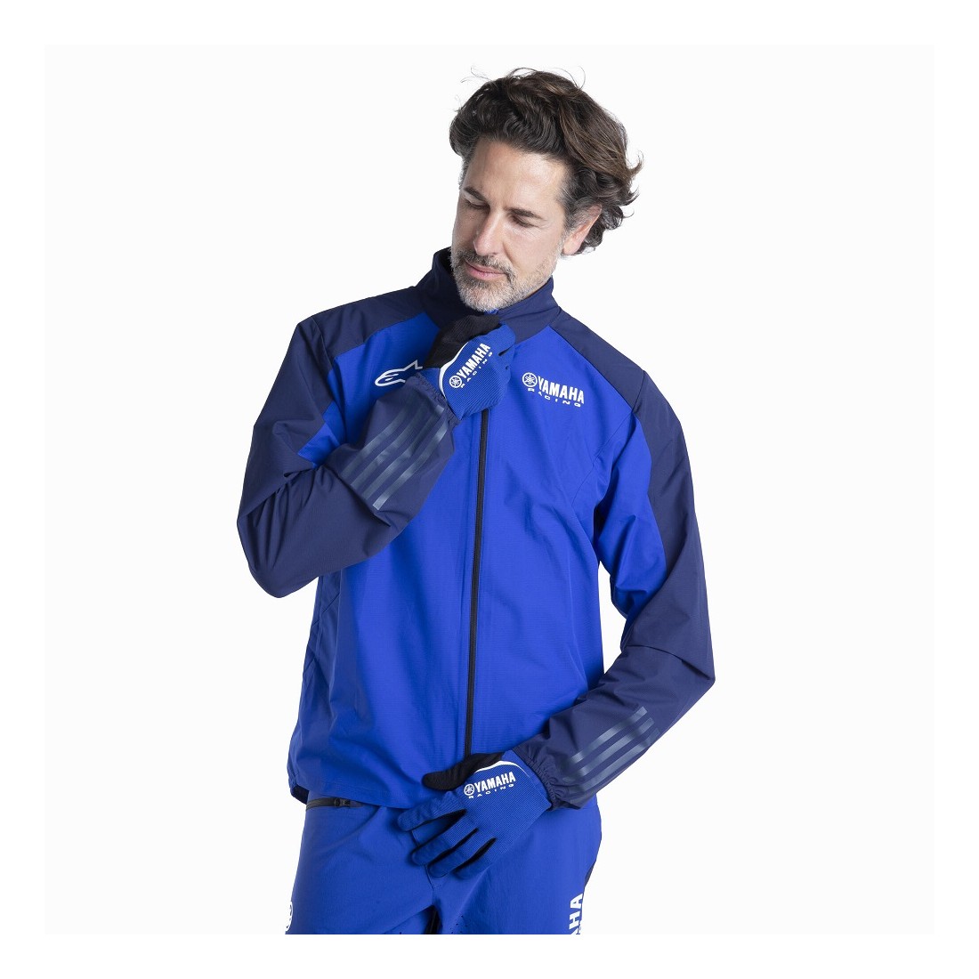 Guantes Bici Hombre Yamaha MTB Azul TALLA JERSEY S