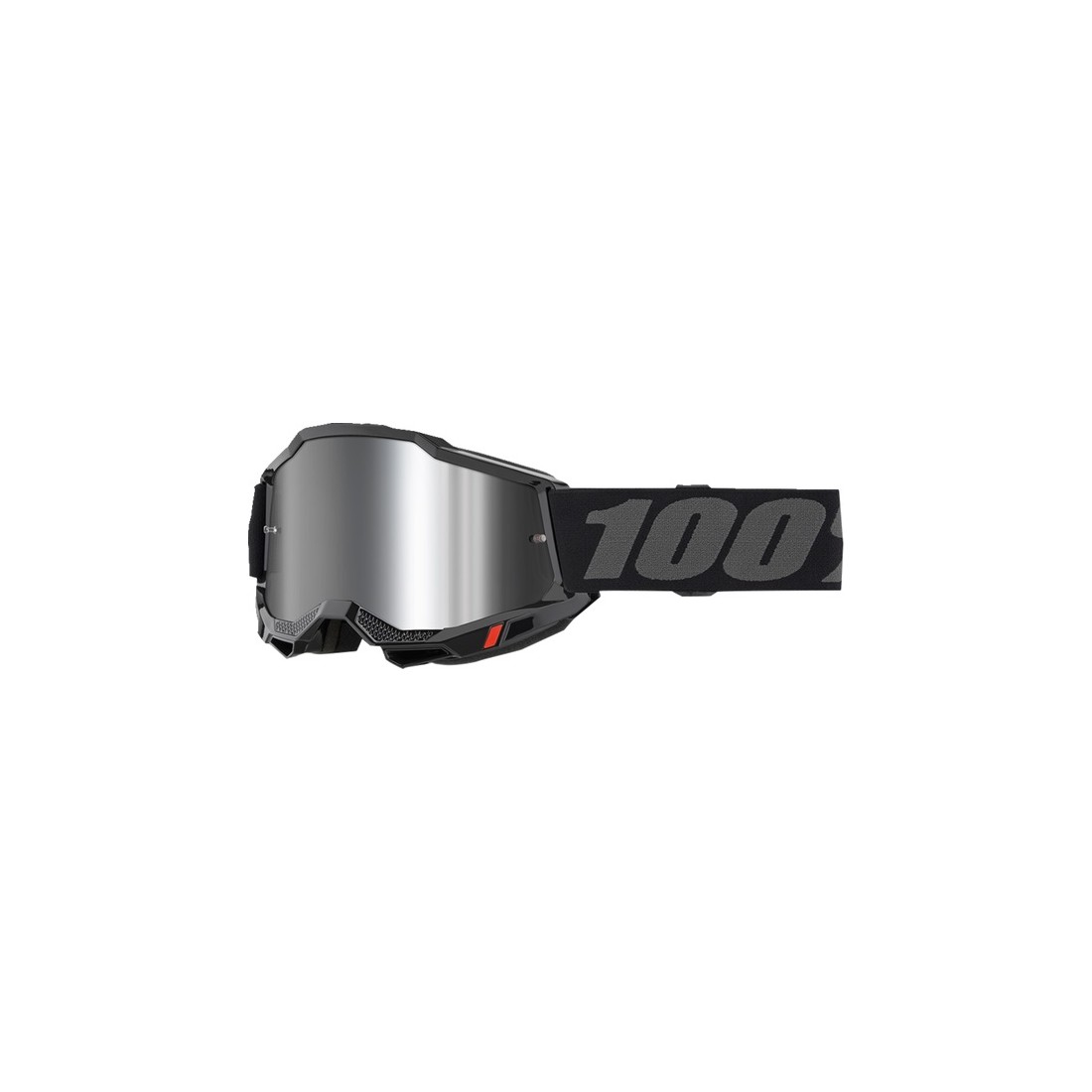 Gafas 100% Accuri2 Black  Mirror Silver