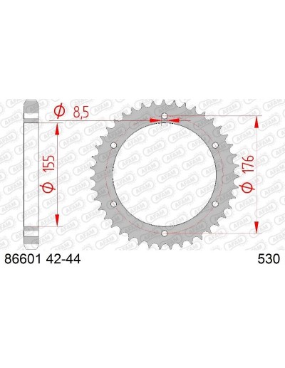 Corona Acero Afam 530X42 -...