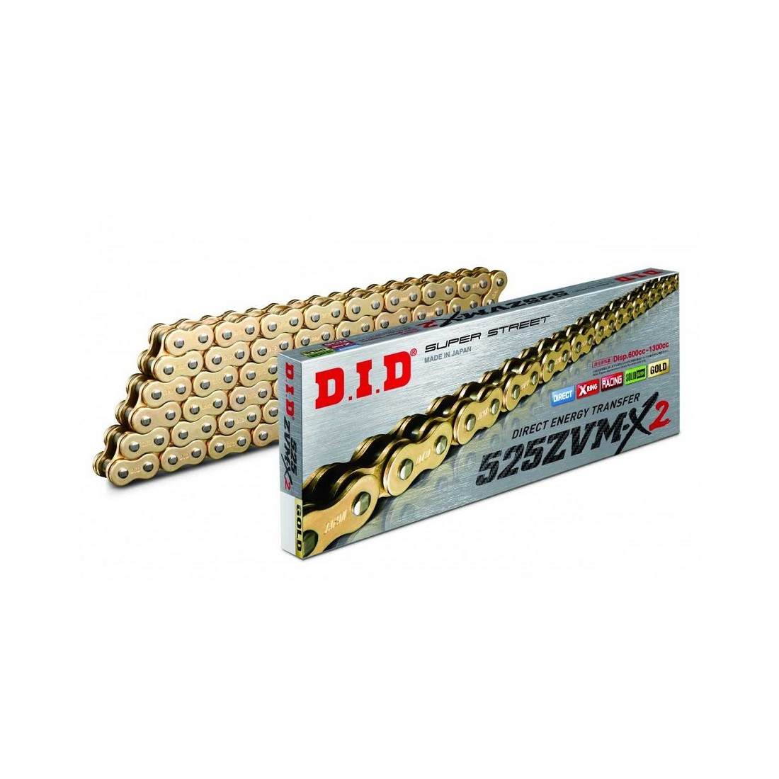 CADENA DID 525 ZVM-X2 (G&G) x 120 R