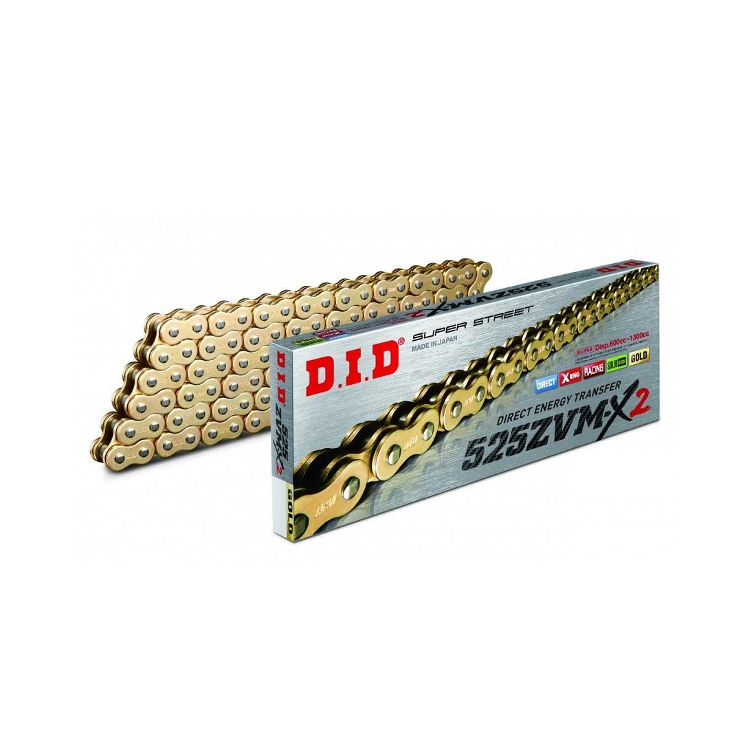 CADENA DID 525 ZVM-X2 (G&G) x 128 R