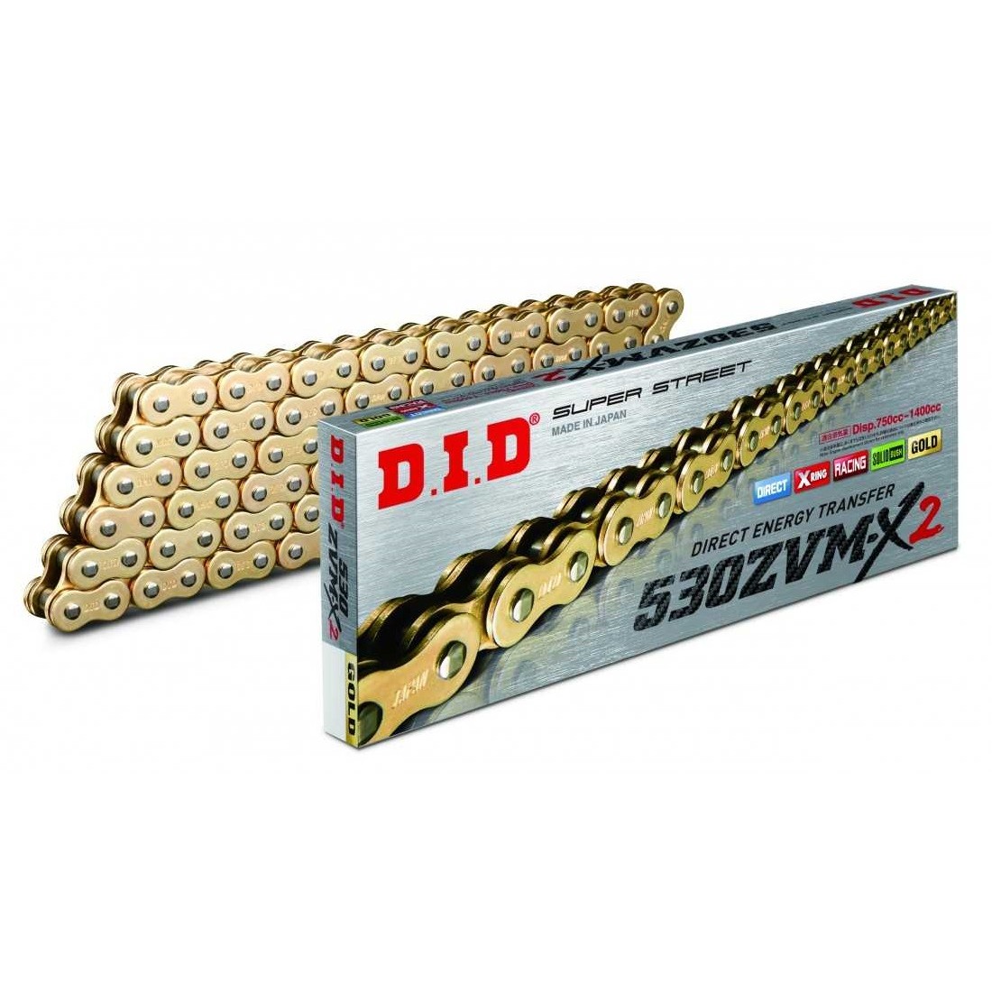 CADENA DID 530 ZVM-X2 (G&G) x 118 R