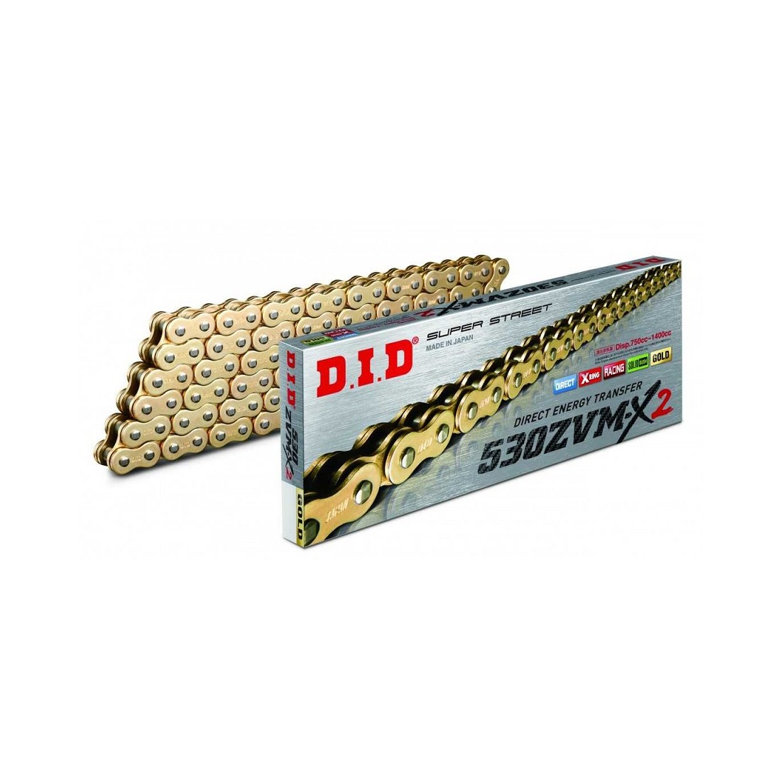 CADENA DID 530 ZVM-X2 (G&G) x 122 R