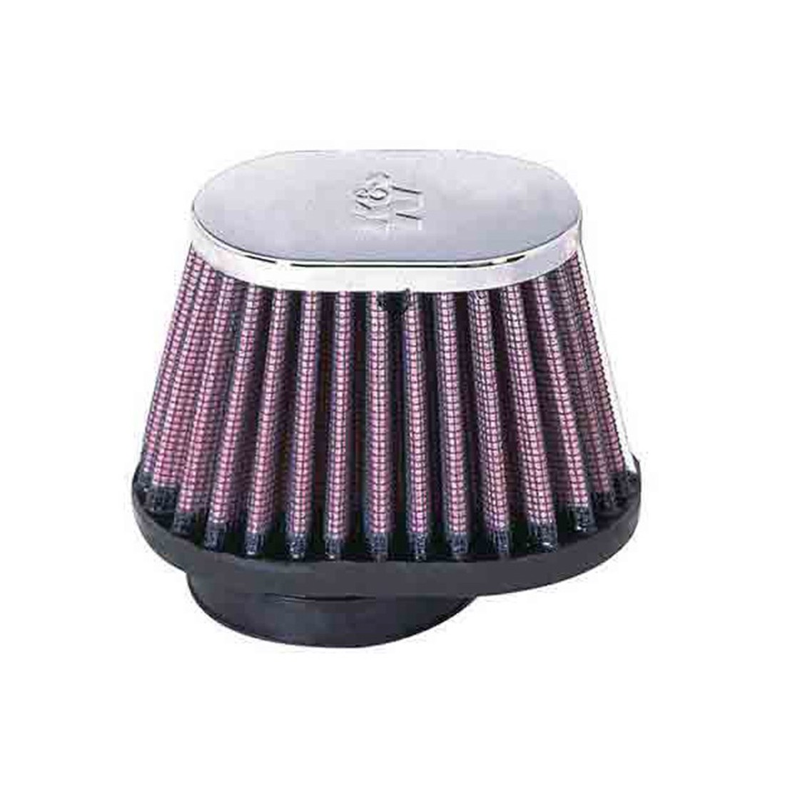 Filtro Aire K&N Cromado Universal 2'FLG, 4 X 3'B. 3 X 2'T