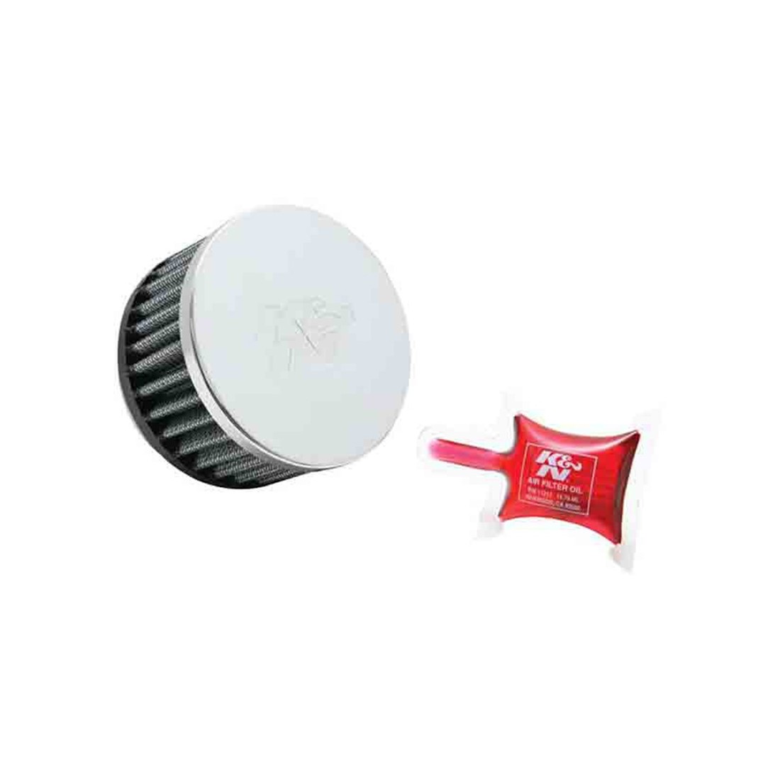 Filtro Potencia K&N Cromado Universal