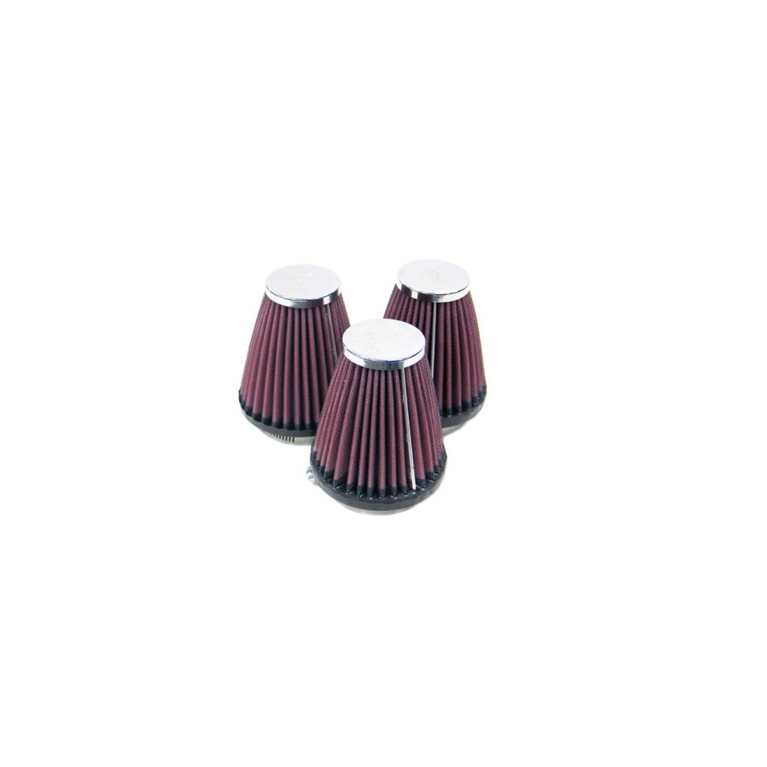 Filtro Potencia K&N Universal D. INT. 70 mm Ovalado