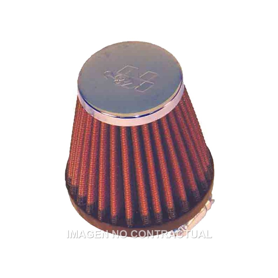 Filtro PTT K&N cónico cromado D interior 40 mm
