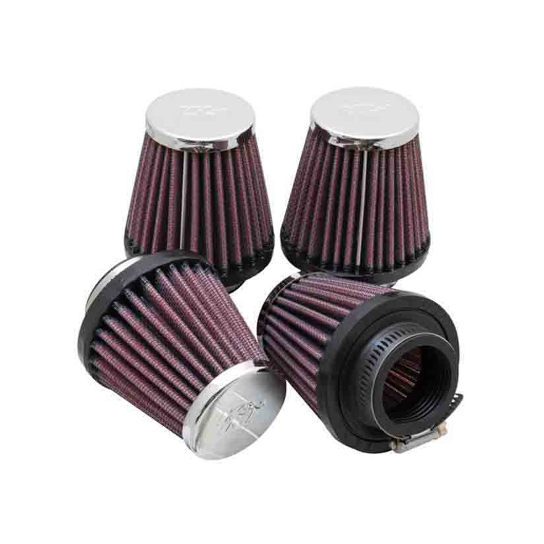 Filtros de Potencia K&N Universales Cromados