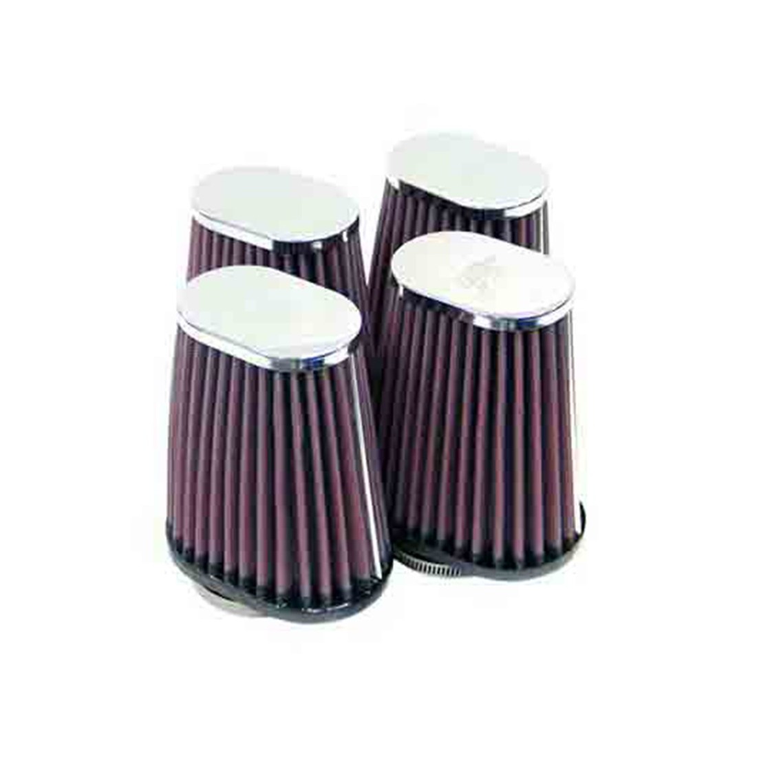 Filtro Potencia K&N Cromado D. 51mm
