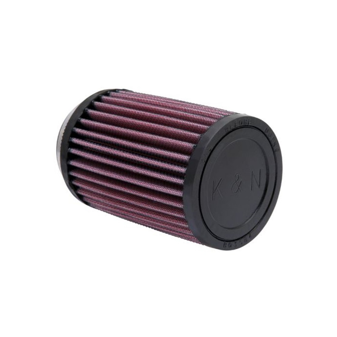 Filtro Potencia K&N Cilíndrico Tapa Goma D. 62 mm