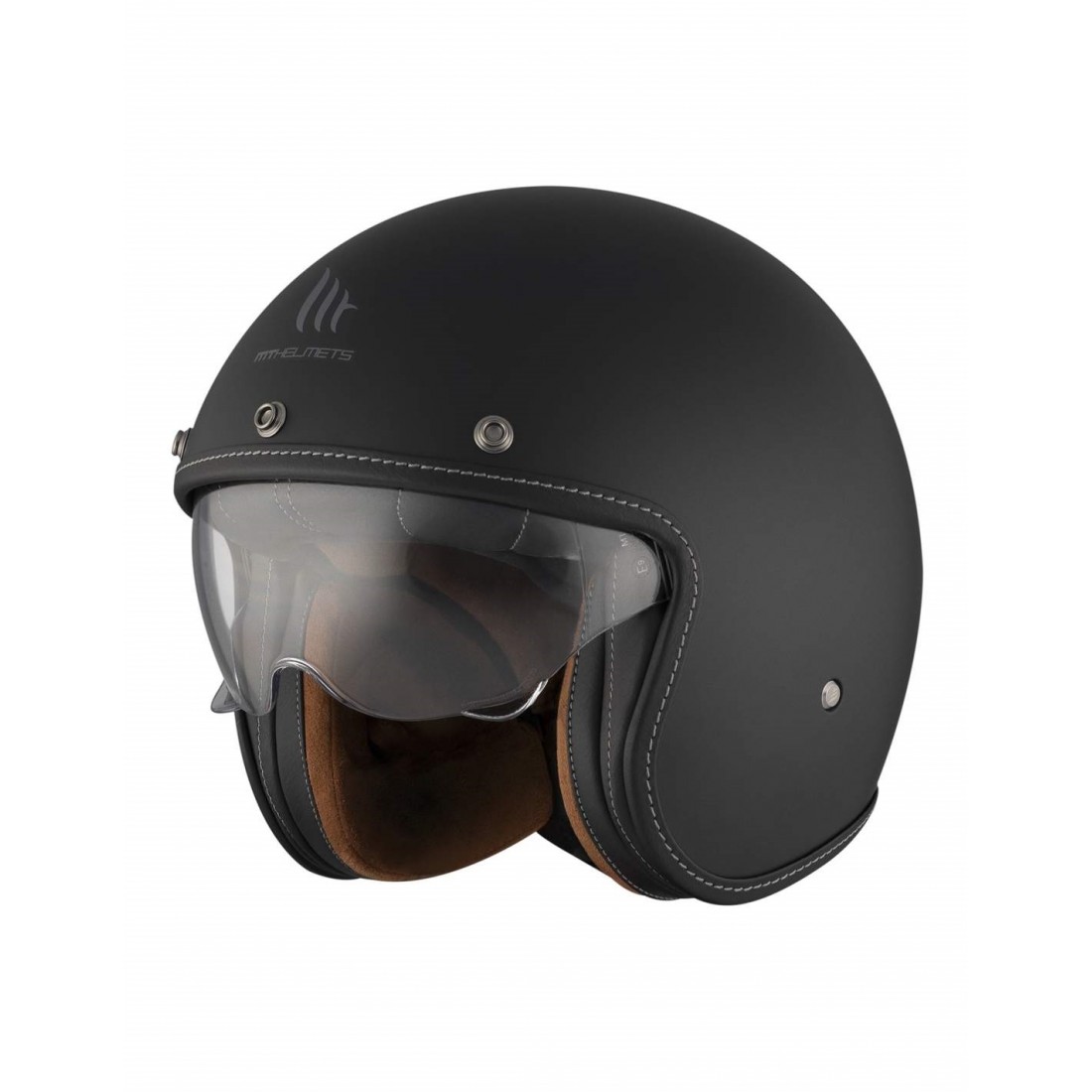 Casco MT OF507SV LE MANS 2 SV S SOLID A1 Negro Mate TALLA CASCO XS