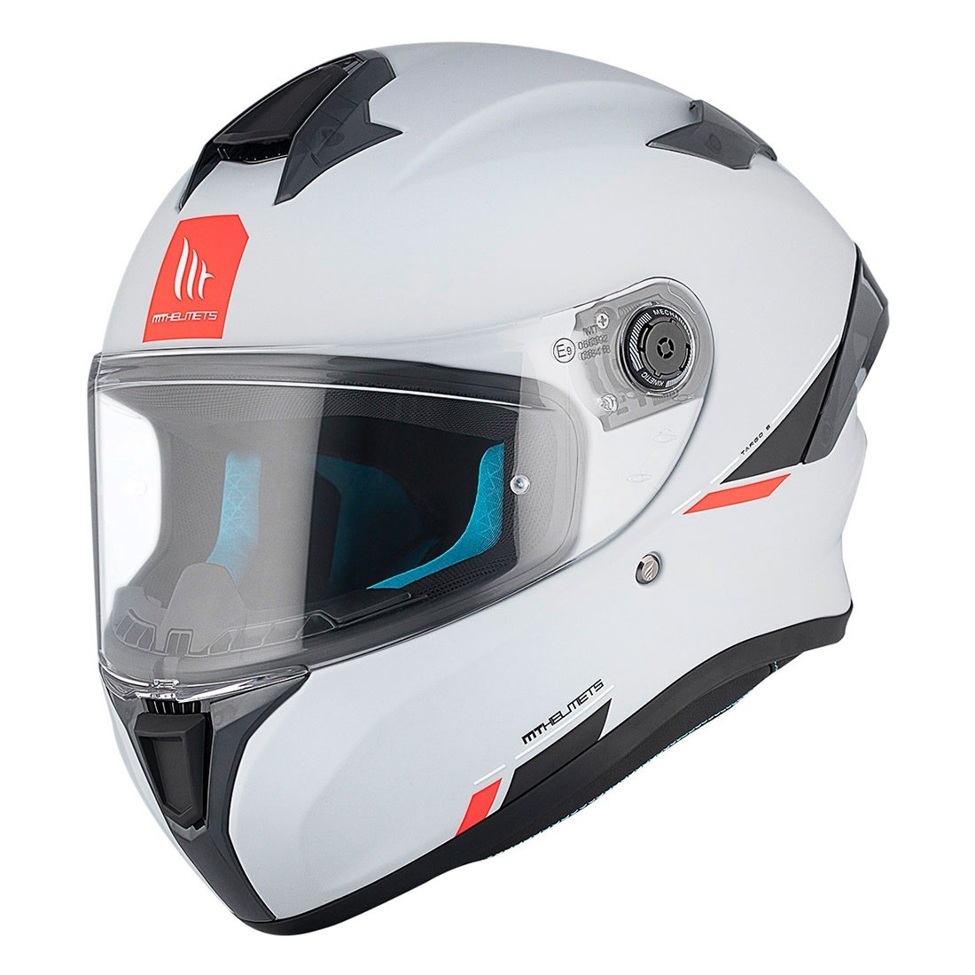 Casco MT FF106B TARGO S Solid A12 Gris Brillo TALLA CASCO XS