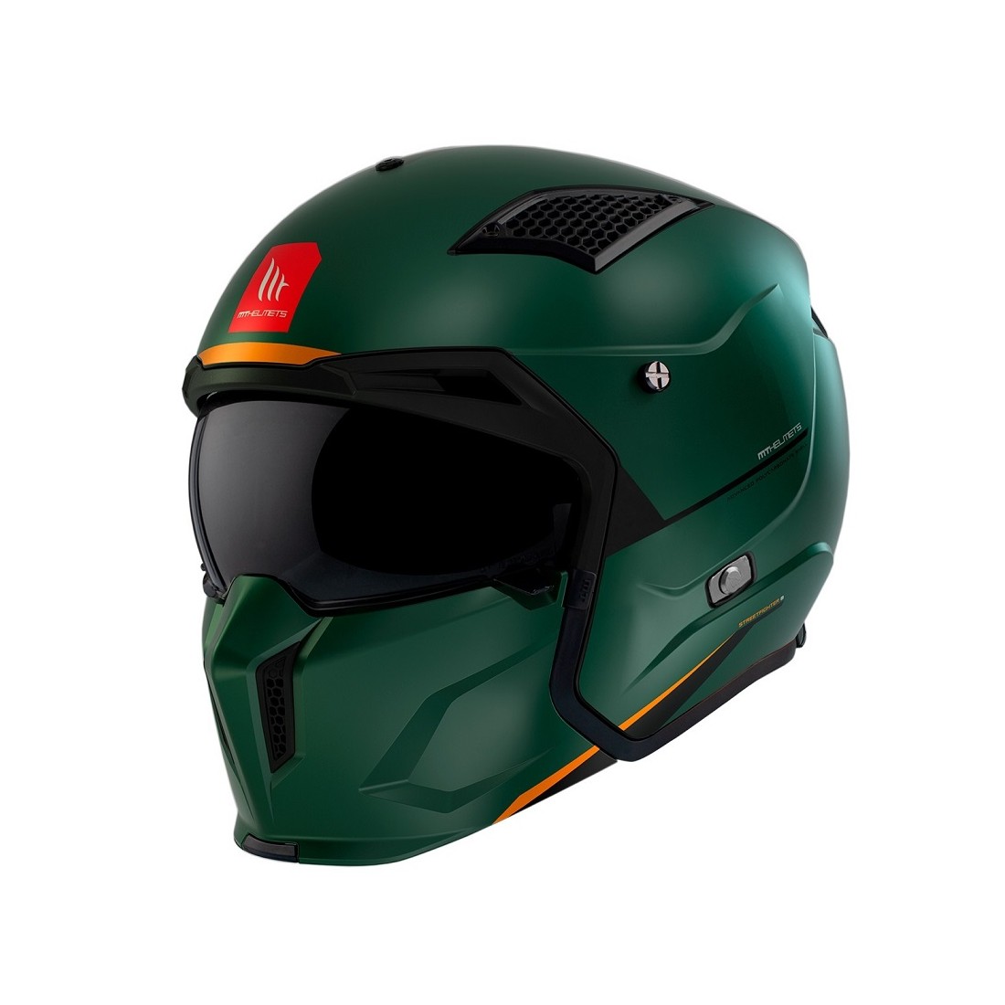CASCO MT TR902B SV STREETFIGHTER SV S SOLID A6 VERDE MATE TALLA CASCO XS