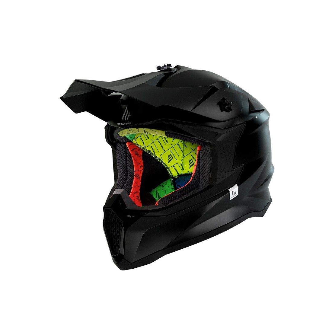 Casco MT MX802B FALCON S Solid A1 Negro Mate TALLA CASCO XS
