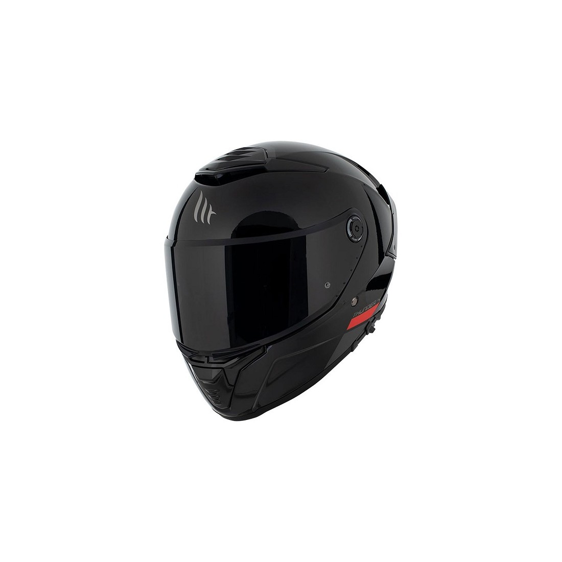 CASCO MT FF118SV THUNDER 4 SV SOLID A1 NEGRO BRILLO TALLA CASCO XS