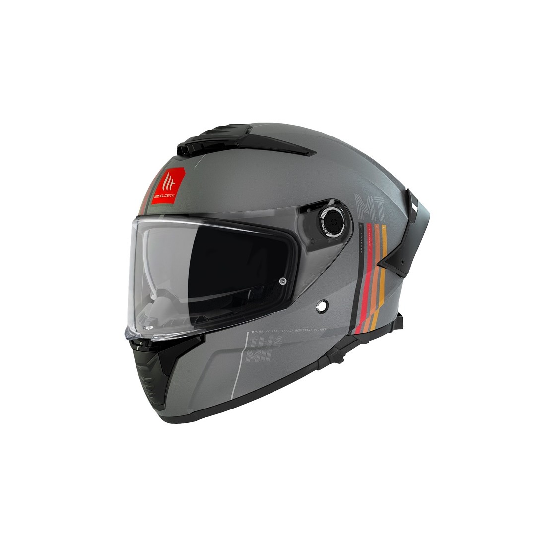 CASCO MT FF118SV THUNDER 4 SV MIL C2 GRIS MATE TALLA CASCO XS