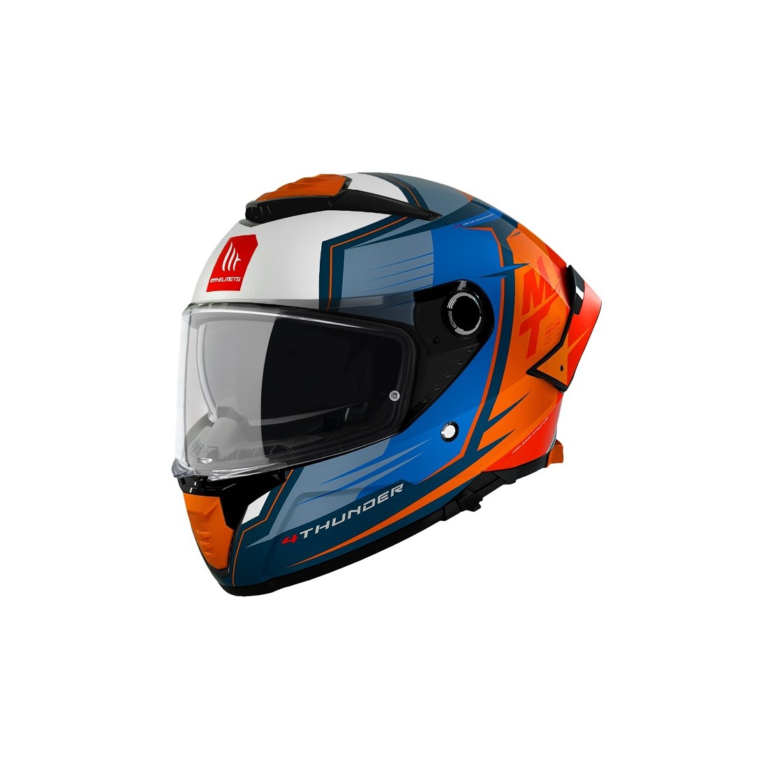 CASCO MT FF118SV THUNDER 4 SV PENTAL B4 NARANJA PERLA MATE TALLA CASCO XS
