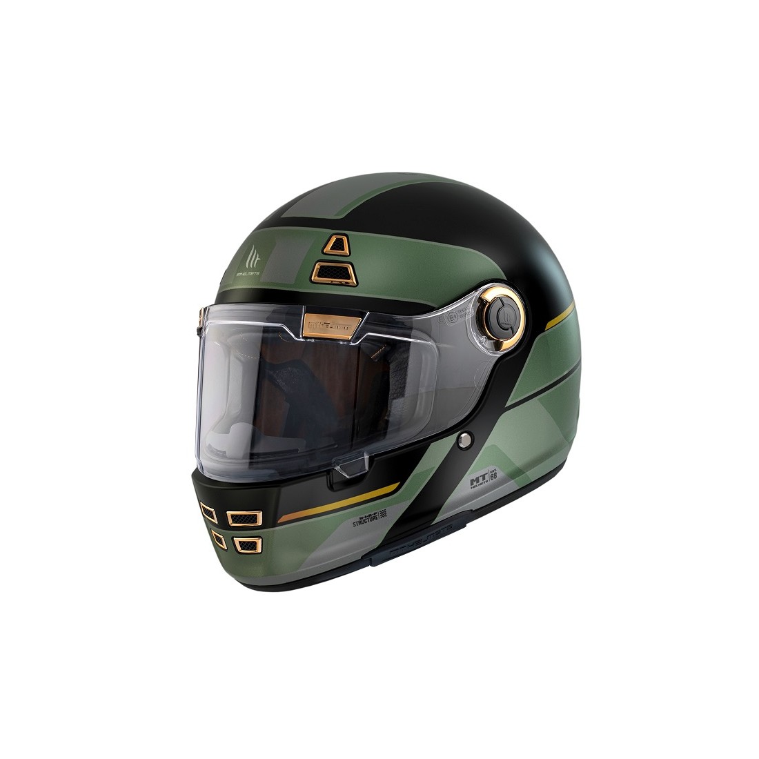 CASCO MT FF119 JARAMA 68TH C1 NEGRO BRILLO TALLA CASCO XS