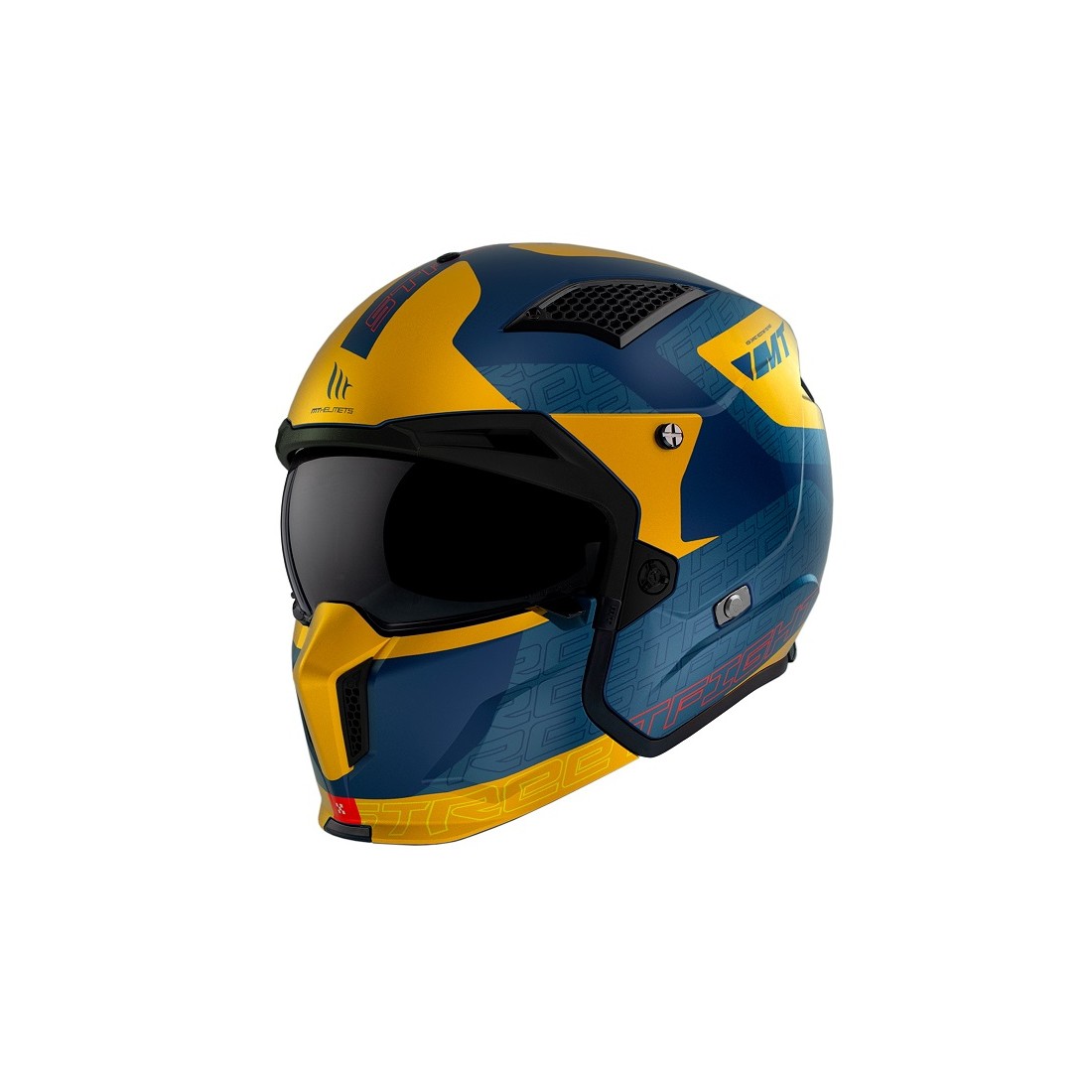 CASCO MT TR902B SV STREETFIGHTER SV S TOTEM C3 AMARILLO MATE TALLA CASCO XL