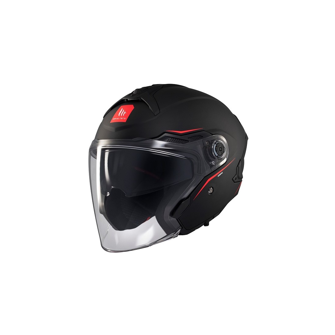 CASCO MT OF515SV COSMO SV SOLID A1 NEGRO MATE TALLA CASCO S