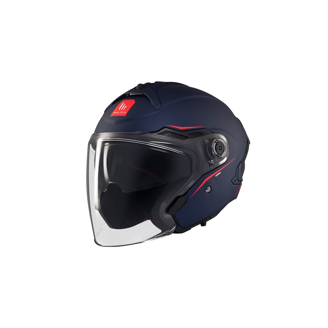 CASCO MT OF515SV COSMO SV SOLID A7 AZUL MATE TALLA CASCO XS