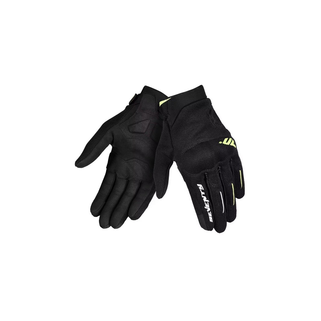 GUANTES SD-C42 ASPHALT VERANO MUJER NEGRO/AMARILLO FLÚOR TALLA GUANTES XS